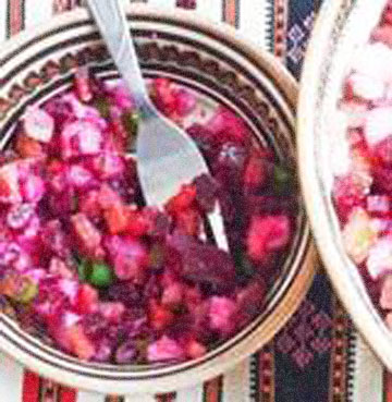 Как сделать постный винегрет